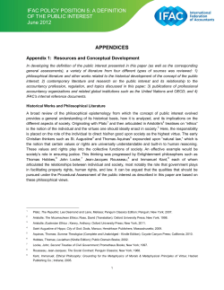 IFAC POLICY POSITION 5: A DEFINITION OF THE PUBLIC