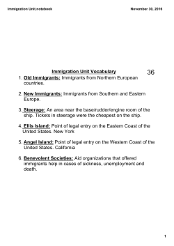 Immigration Unit.notebook