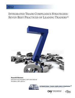 seven best practices of leading traders
