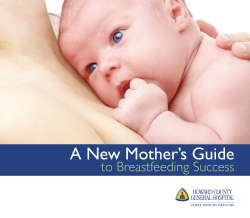 A New Mother`s Guide - Johns Hopkins Medicine