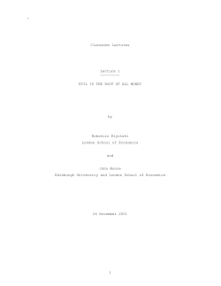 Evil is the Root of All Money