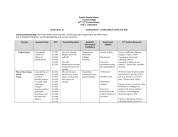Fayette County Schools Curriculum Map 20th/ 21st Century History