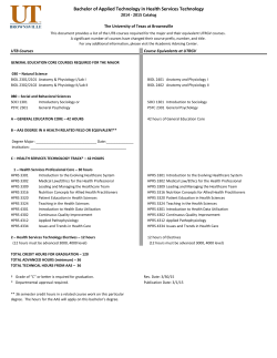 Health Services Technology BAT