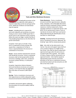Tents and Other Membrane Structures