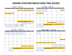 crowes pasture beach high tide access calendar ccalendar