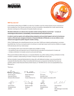 E M E A T E E - Britannia Mine Museum