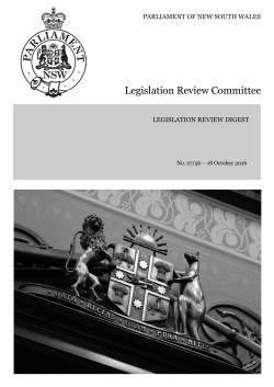 Legislation Review Committee