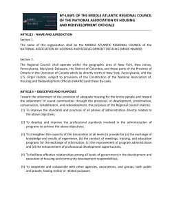 Bylaws - MARC