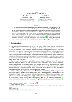 Escape to ATP for Mizar - PxTP-2011