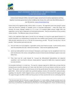 EQUITY REFERENCE FRAMEWORKS &ndash; A CAN DISCUSSION