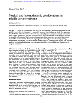 middle aortic syndrome