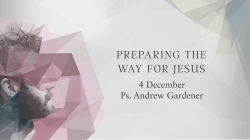 Sermon Powerpoint - The Story of Jesus