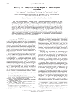 Buckling and Crumpling of Drying Droplets of Colloid−Polymer