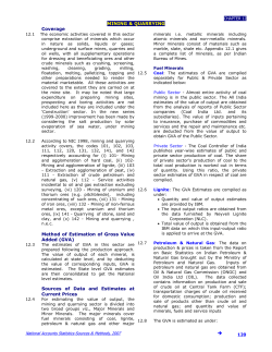 Mining and Quarrying