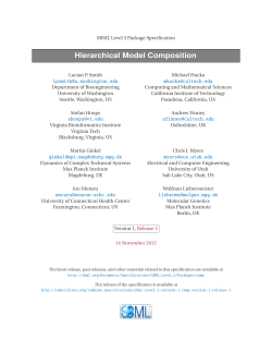 Hierarchical Model Composition