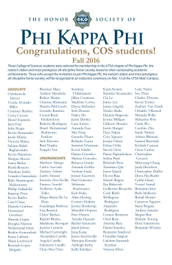 Congratulations, COS students!