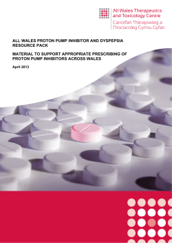 proton pump inhibitors and dyspepsia