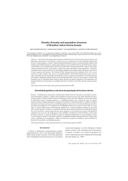 Genetic diversity and population structure of