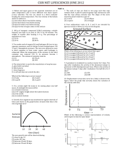 csir net lifesciences june 2012