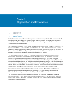 NEASC Standard 03: Organization and
