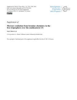 Supplement - Atmos. Chem. Phys