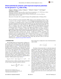 Direct-potential-fit analyses yield improved empirical potentials for
