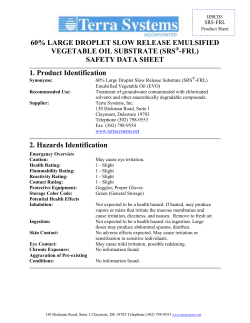 SRS®-FRL SDS - Terra Systems, Inc.