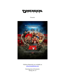 Presents Publicity Materials are available at: www.twcpublicity.com