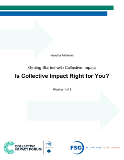 Is Collective Impact Right for You?