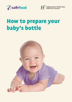 How to prepare your baby`s bottle