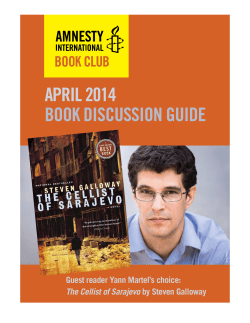 april 2014 book discussion guide - Amnesty International Book Club