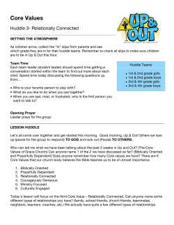 Core Values - Grace Church Kids