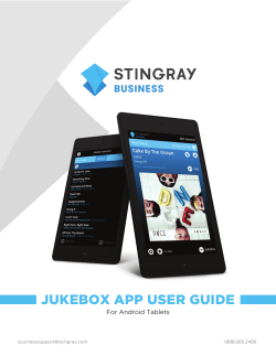 Self Install and User Guide