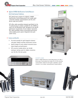 Mass InterConnect Solutions Agilent 34980A Multifunction Switch