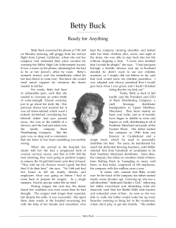 Betty Buck - Bernhardt Wealth Management