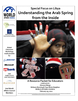 Understanding the Arab Spring from the Inside