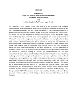 An Analysis of: Single Tree Selection Order-of