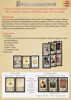 A game of clashes between the most powerful nations of antiquity for