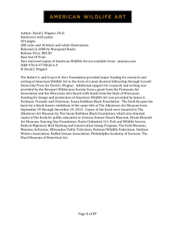 AMERICAN WILDLIFE ART Overview