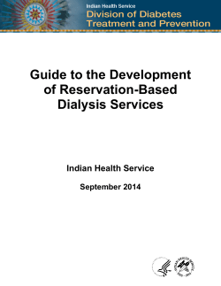 Guide to the Development of Reservation