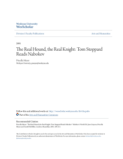 The Real Hound, the Real Knight: Tom Stoppard