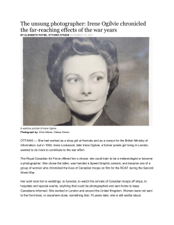 The unsung photographer: Irene Ogilvie chronicled the far