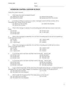 homework chapter-4: motions in space