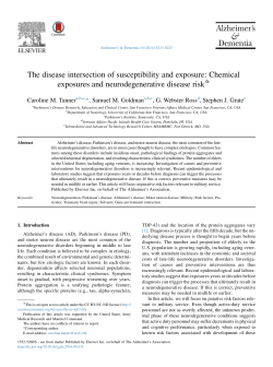 The disease intersection of susceptibility and exposure: Chemical