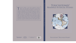 Touchstones Readings in Social Studies