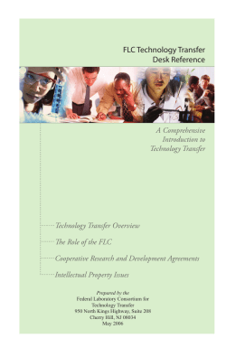 FLC Technology Transfer Desk Reference