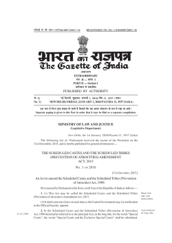 Prevention of Atrocities