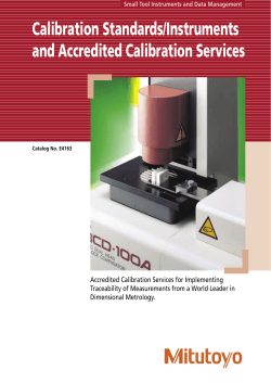 Calibration Standards/Instruments and
