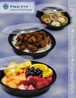 Microwaveable Multipurpose Bowls