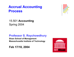 Accrual Accounting Process